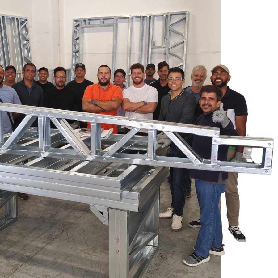Construção industrializada baseada em Light Steel Frame