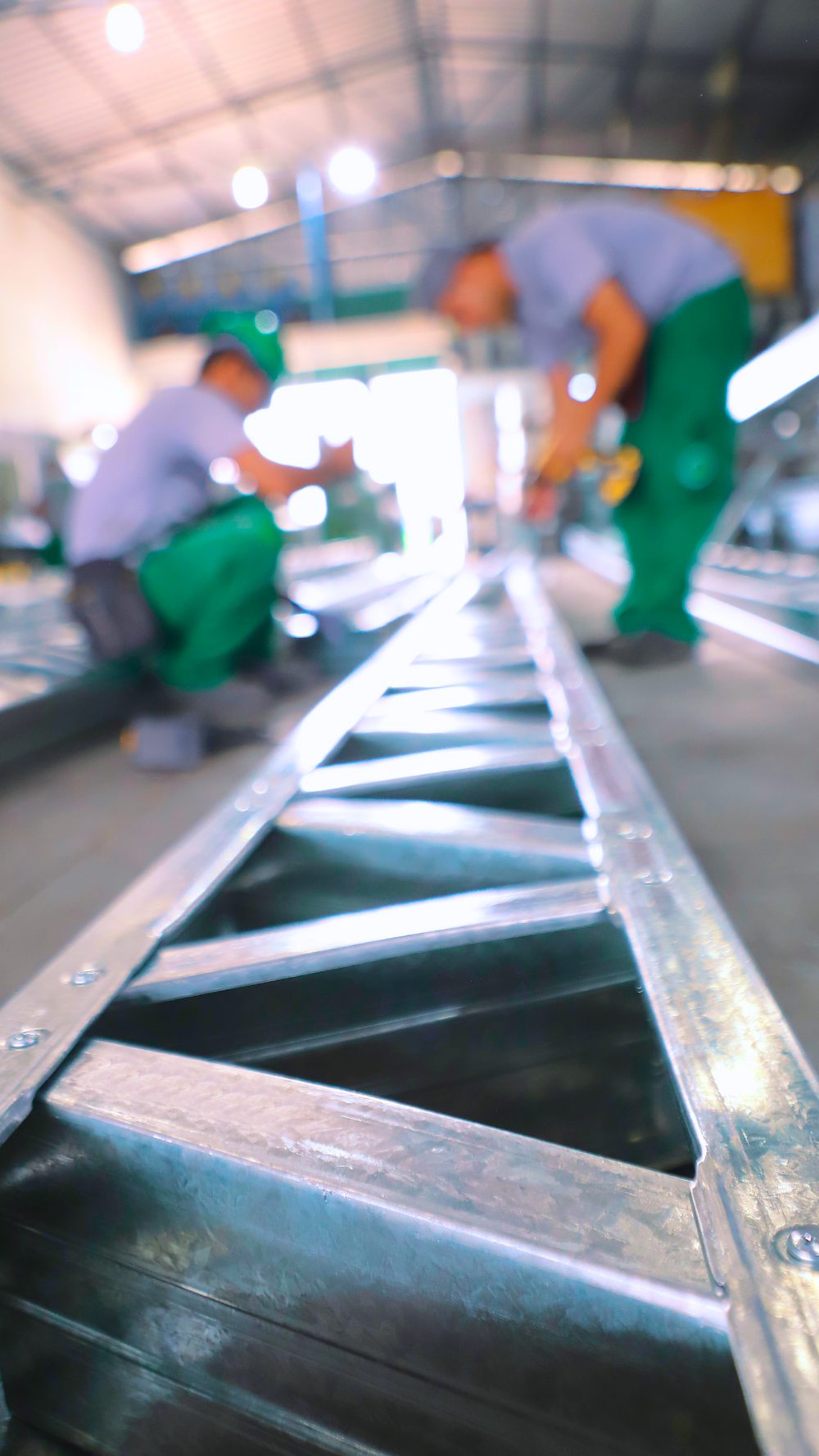 Treliça de Light Steel Frame fabricada pela ConstruÁgil